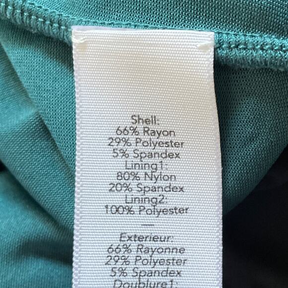 Elizabeth and James Talisa Dress Green Sleeveless Draped Open Back Size Small - Picture 12 of 14